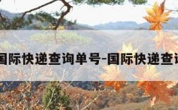 申通国际快递查询单号-国际快递查询入口