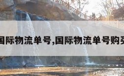 国际物流单号,国际物流单号购买