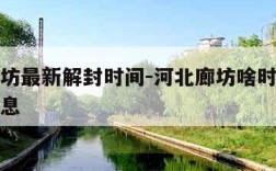 河北廊坊最新解封时间-河北廊坊啥时候解封最新消息