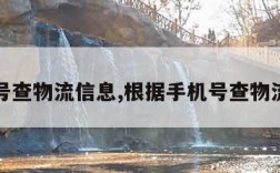 手机号查物流信息,根据手机号查物流信息